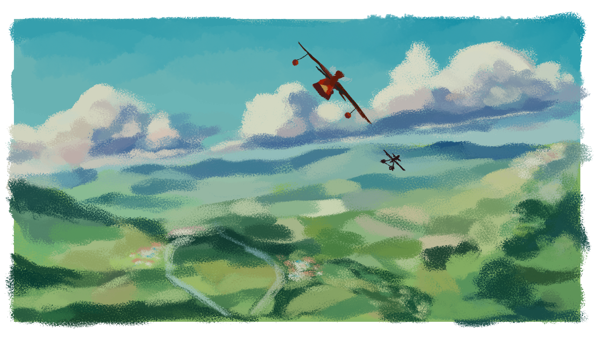 Porco Rosso Painting